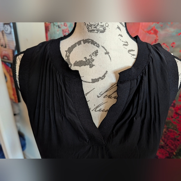 Black Lannah Tie Waist Silk Dress - Picture 8 of 13